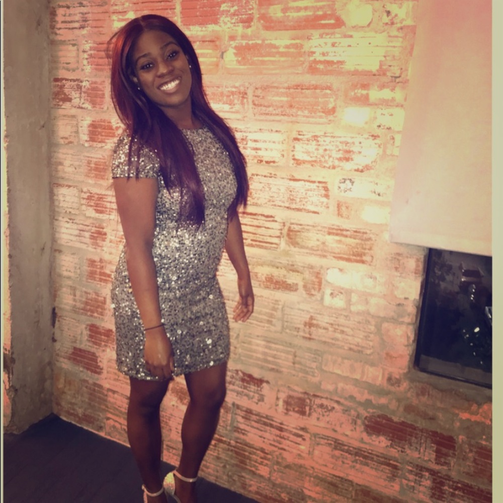 Adrianna Papelle sequin dress